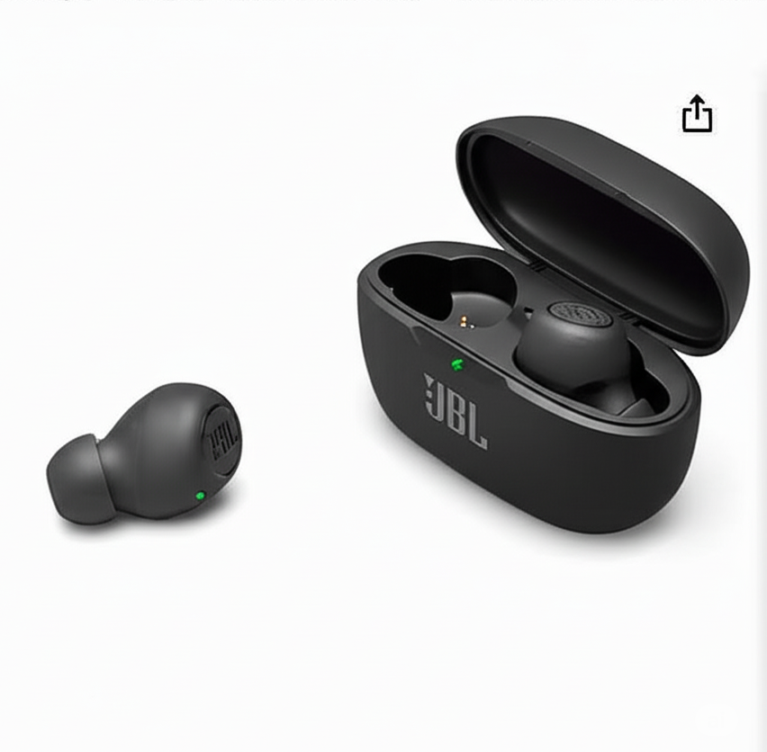 Fone de Ouvido JBL Sem Fio Bluetooth Wave Buds TWS