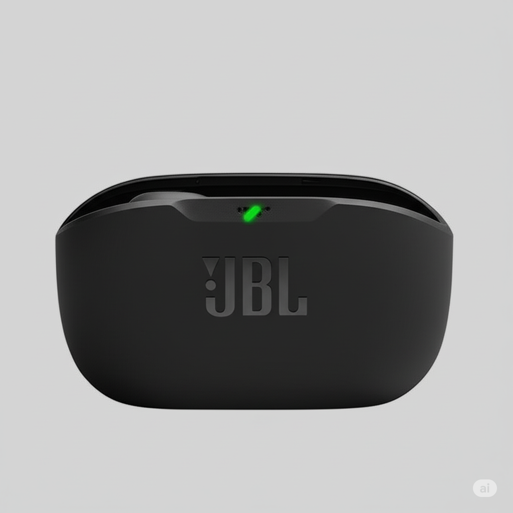 Fone de Ouvido JBL Sem Fio preto